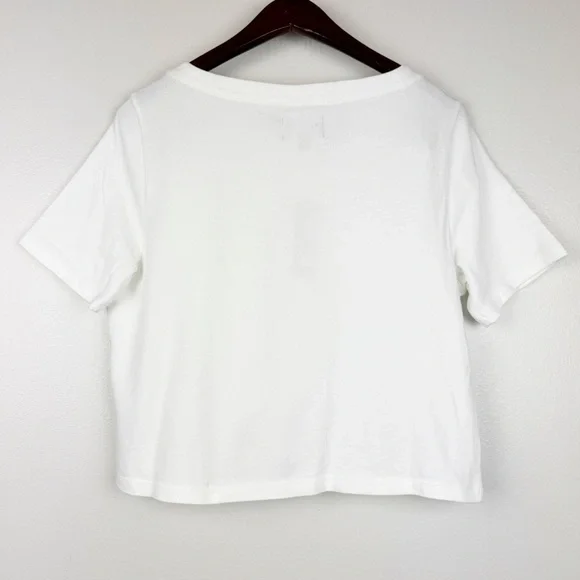 J. Crew Limited-Edition Embellished Top Floral Appliques White Size XS NWT - Picture 4 of 7